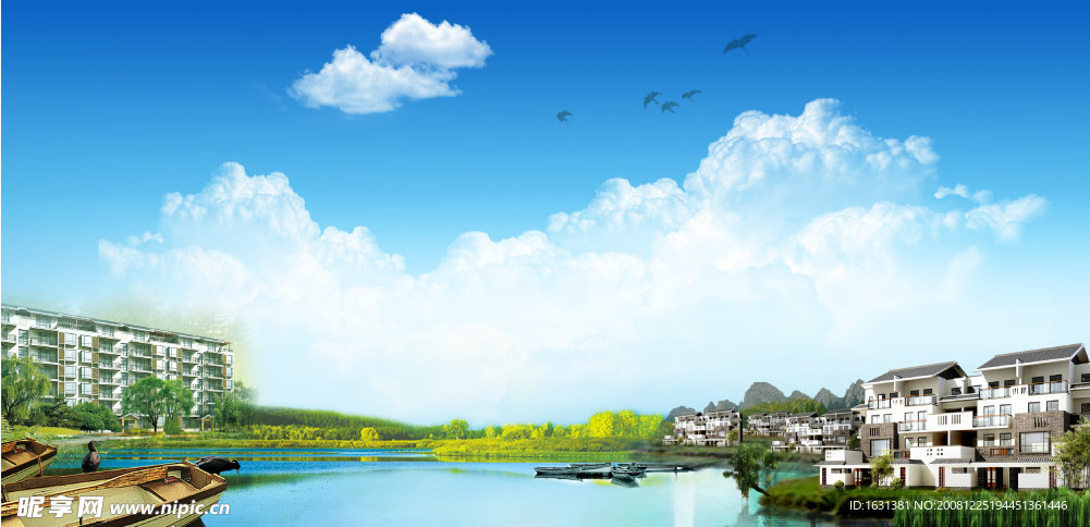 湖景别墅