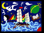 校园装饰画