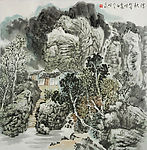 姜光明 国画 《清秋》
