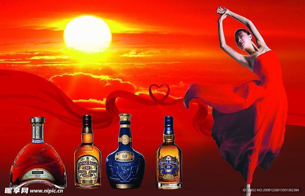 美女红酒