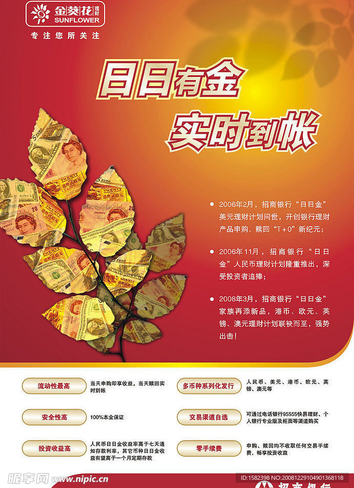 招商银行海报