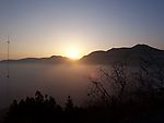 千佛山日出