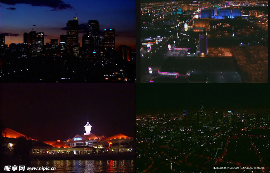 美丽的都市夜色 视频素材