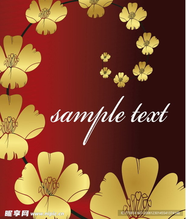 华丽时尚花纹