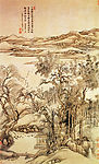 秋树昏鸦图