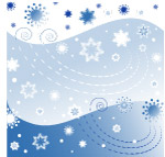圣诞节雪花PSD