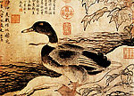野鸭图