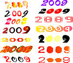 2009艺术字
