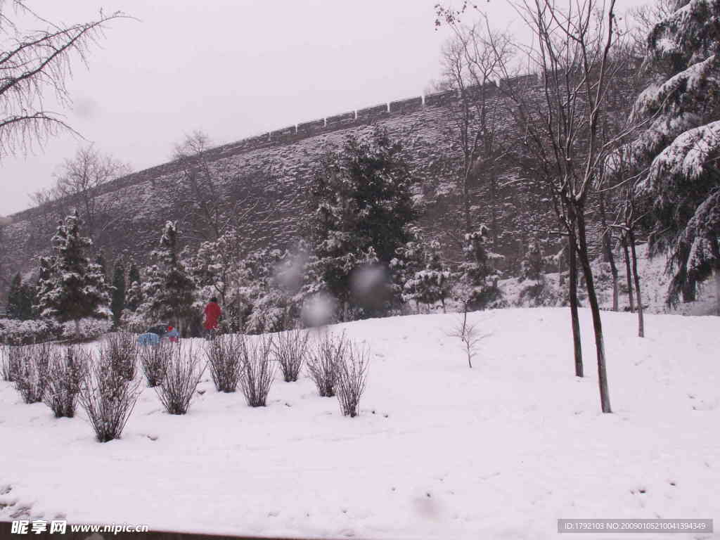 南京明城墙雪韵