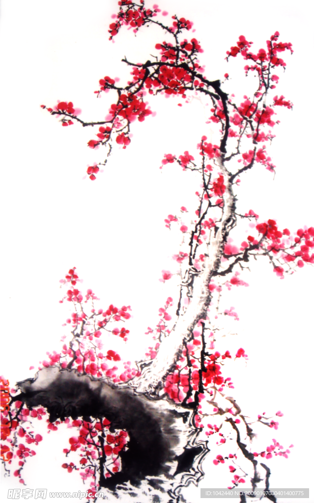 水墨梅花