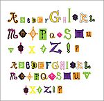 万圣节各式各样字体