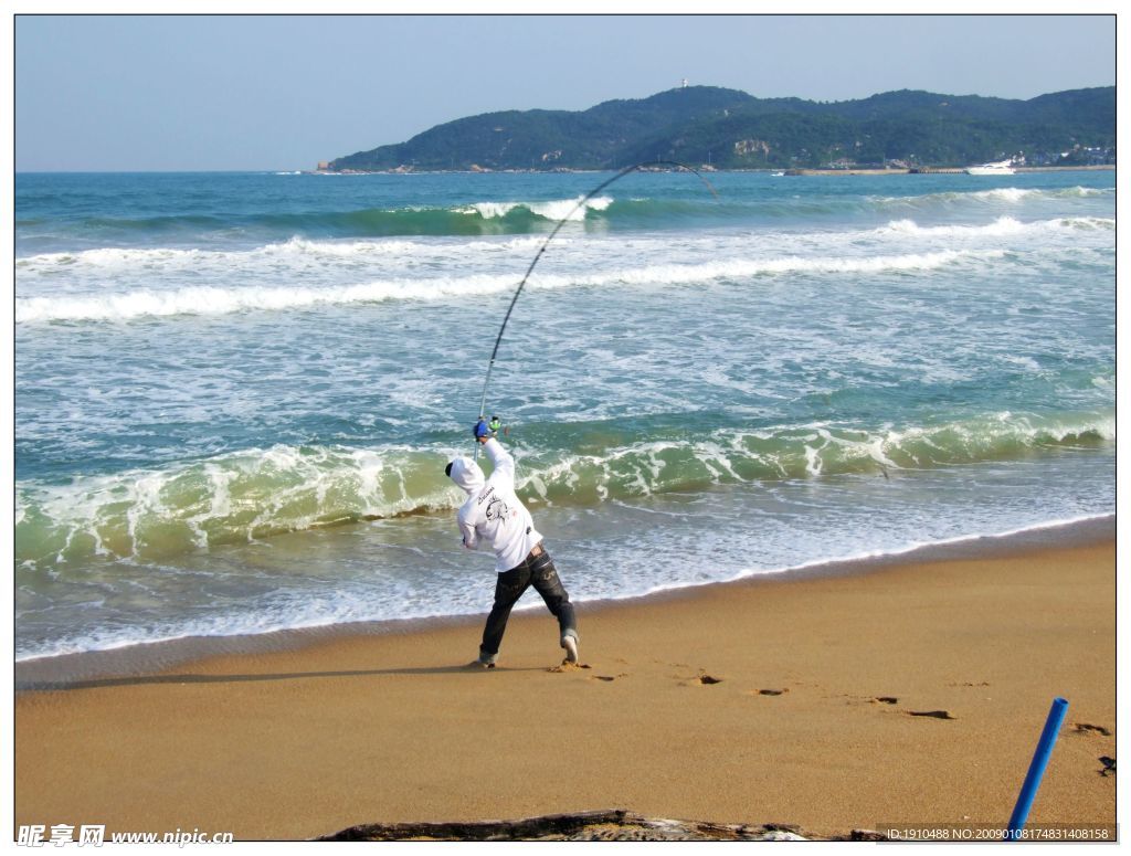 海南滩钓