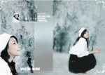 写真PSD分层模板飘雪01