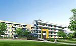 小学教学校建筑效果图