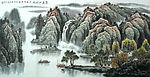 姜光明 国画  《家居山水间》