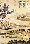 盲人说书图