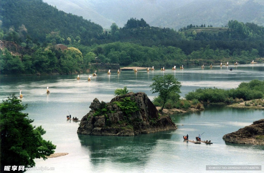风景名胜区楠溪江