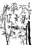 水墨竹子