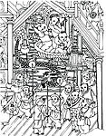 国画人物图案