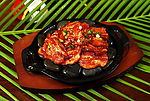 铁板辣五花肉