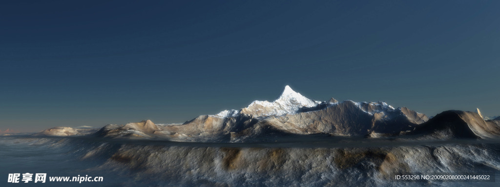 D宽幅背景