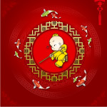 新年贺岁喜庆吉祥福娃（原创）