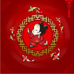 新年贺岁喜庆吉祥福娃（原创）