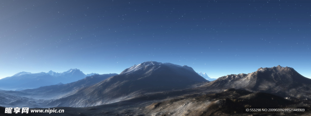 3D宽幅背景