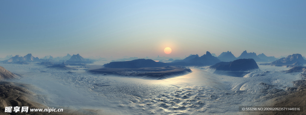 3D宽幅背景