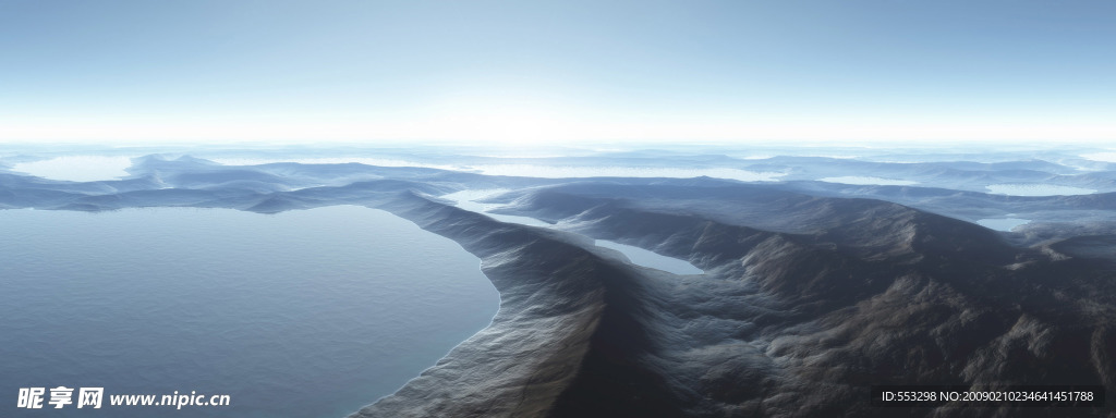 3D宽幅背景
