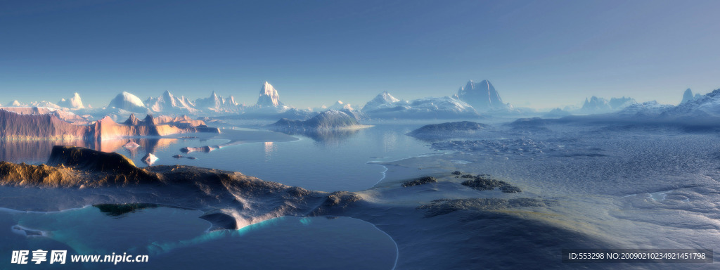 3D宽幅背景