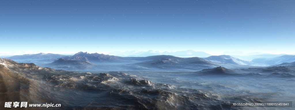 3D宽幅背景