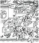 国画人物图案