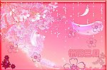 粉色樱花三月