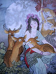 巫山神女图局部