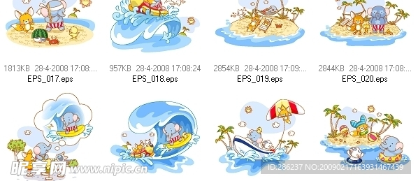卡通动物 03