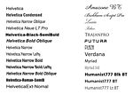 国外设计中常用的英文字体(Myriad、Helvetica)