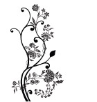 时尚优雅韩式花纹