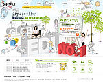 韩国幼儿天地网页模板