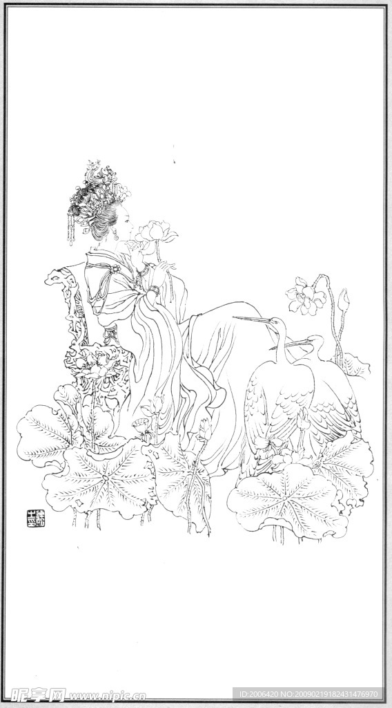 中国神话人物003西王母