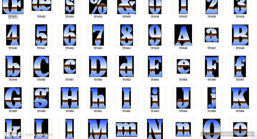 数字和字母附后