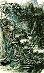 黄宾虹国画之设色山水