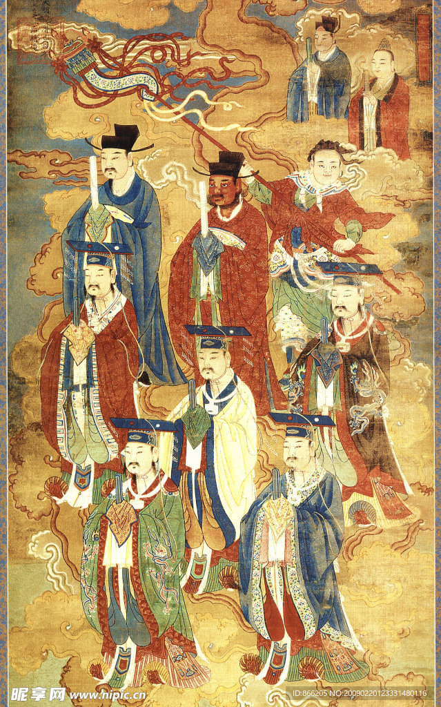 五岳上帝像