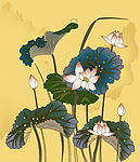 古典荷花