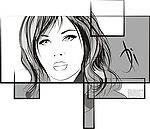 矢量美女
