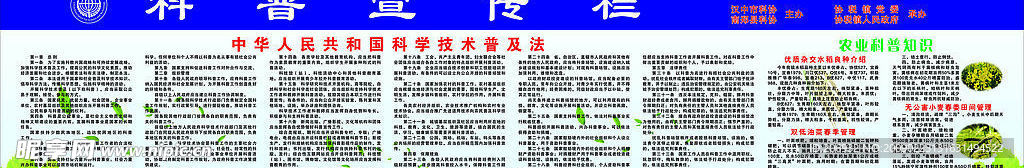 科普宣传栏