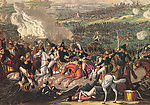 油画拿破仑在滑铁卢战役