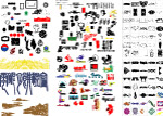 各种实用古代花纹标志艺术字体