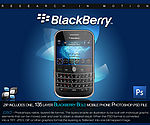 Blackberry手机psd分层素材