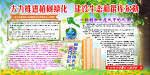 绿化   板报